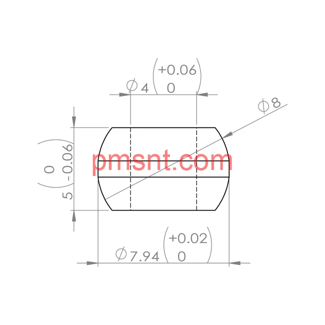 S8x4x5 Bronze Copper Plated Iron Self Lubricating Ball Bushing 4mm Shaft DIY Toy Fan Motor Outer Spherical Bearing Bush