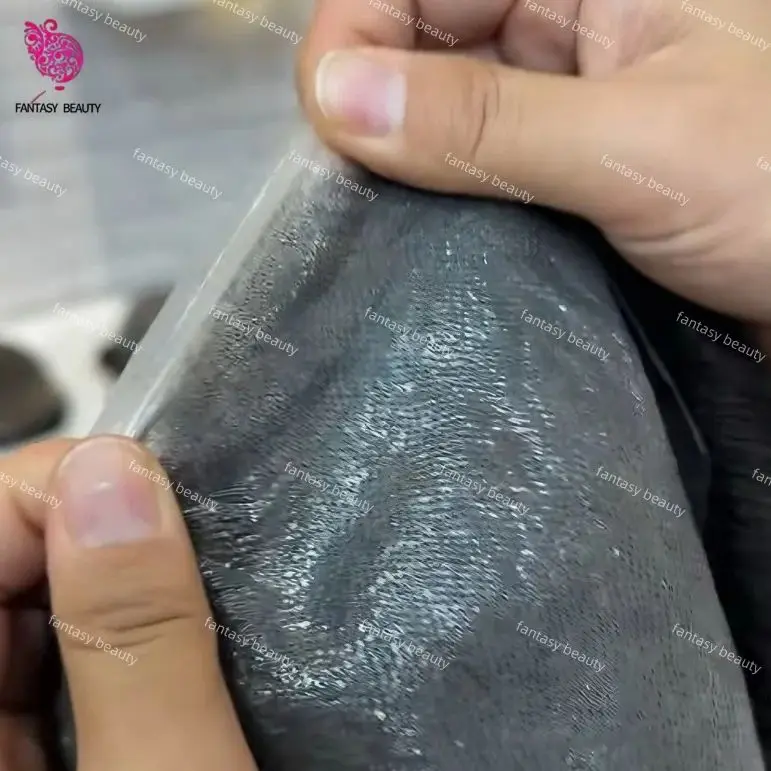 

Натуральная линия роста волос, ультратонкая основа 0.02-0.03 мм, 80-90% плотность, невидимый полиуретановый мужской парик (система замещения волос) 1B # 340 Светло-черные капилляры из натуральных человеческих волос