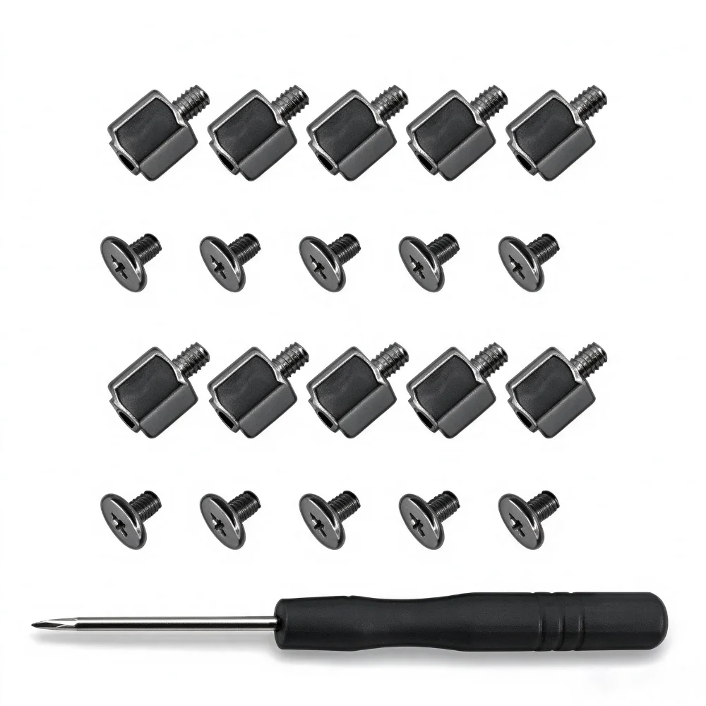 New Metal M.2 SSD Screws Hex Standoffs With Screwdriver Hard Drive Screws Black Screws Motherboard Standoff Screws for Laptop