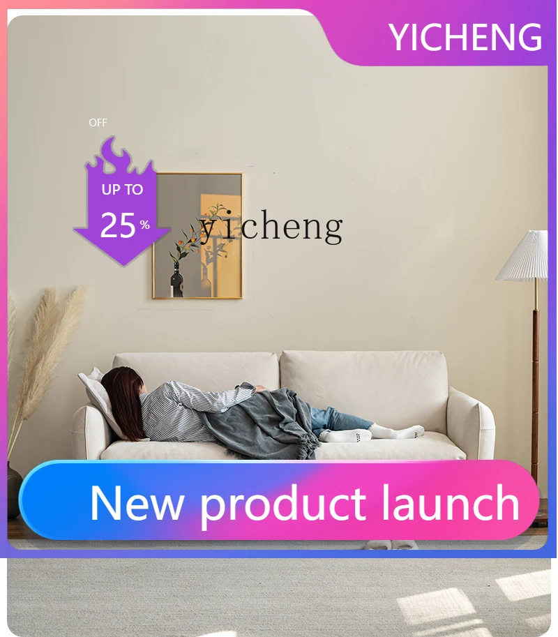 

LYY foldable sofa bed dual-purpose technology cloth small apartment living room down sofa bed