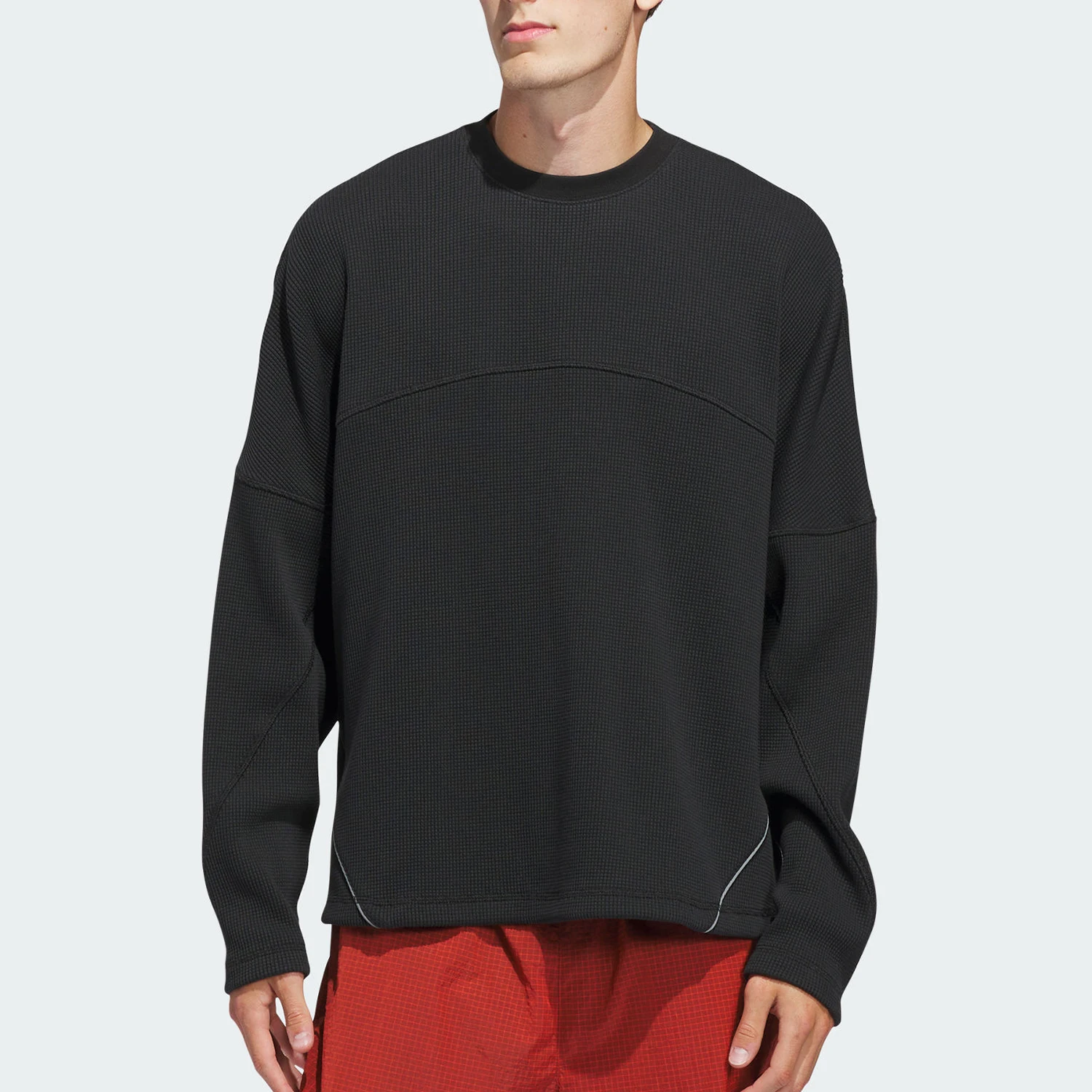 Adidas genuine clover spring men's loose and simple long sleeved T-shirt KA9335
