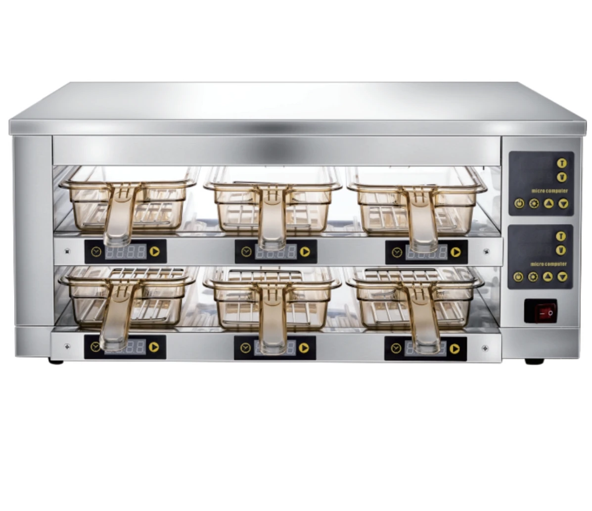 

Fast food restaurant kitchen equipment burger pie meat heater, burger heater station