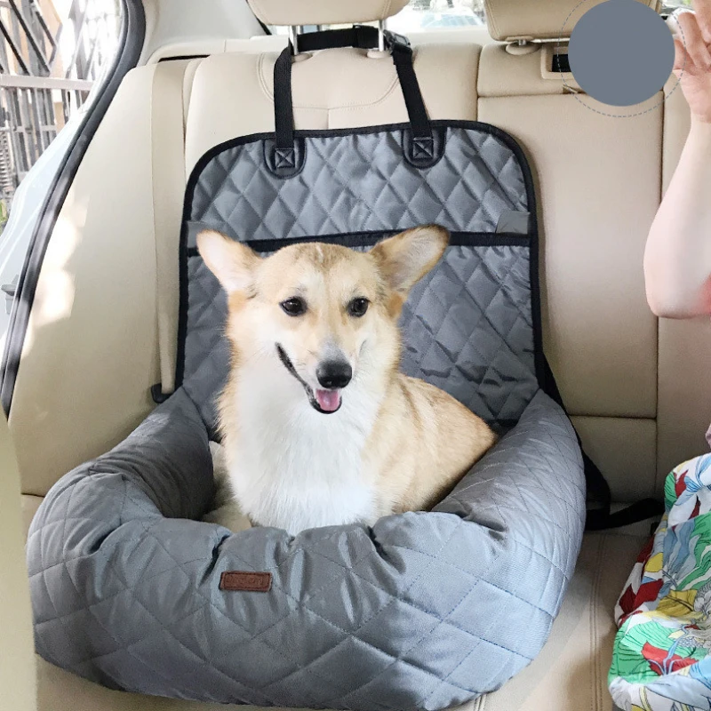 

2 In 1 Pet Dog Carrier Folding Car Seat Go Out Pad Thickened Multi-purpose Pet Bed Dog Car Mattress Pets Supplies