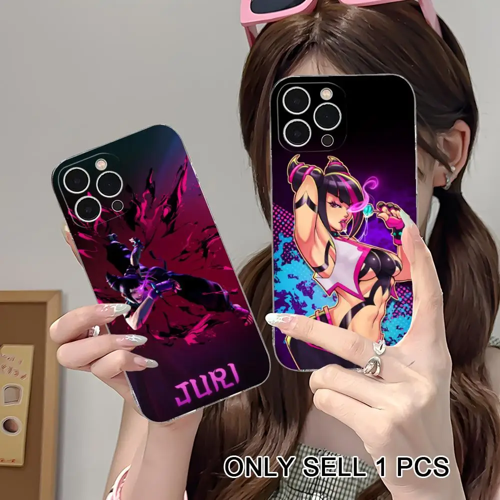 Street Fighter Juri Han Phone Case for iPhone 17 16 15 14 13 12 11