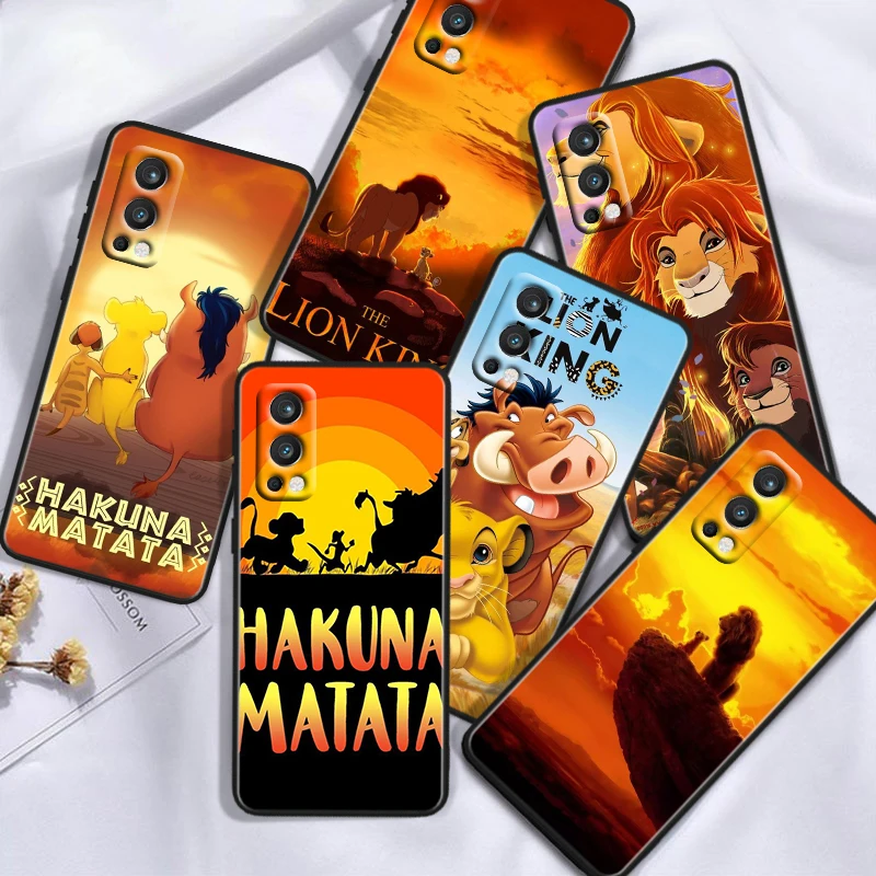 Disney Lion King Cute For OnePlus 11 10T 10R 9R 8T 7T Nord N300 N200 N100 2T CE2 Lite N20 N10 Pro Black Soft Phone Case