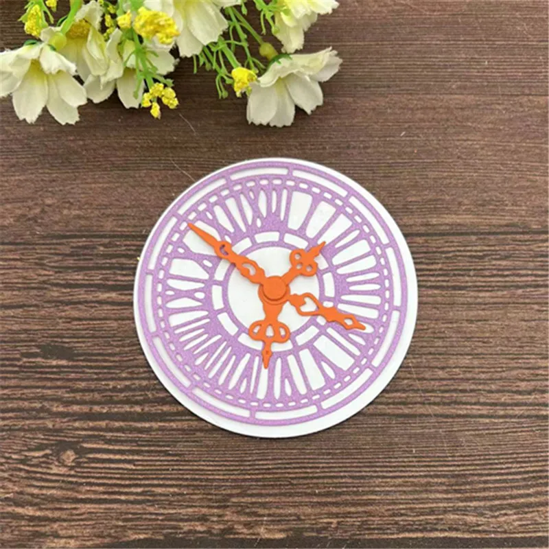 Clock circle Frame Lace Metal Cutting Dies Stencils For DIY Scrapbooking Decorative Embossing Handcraft Template