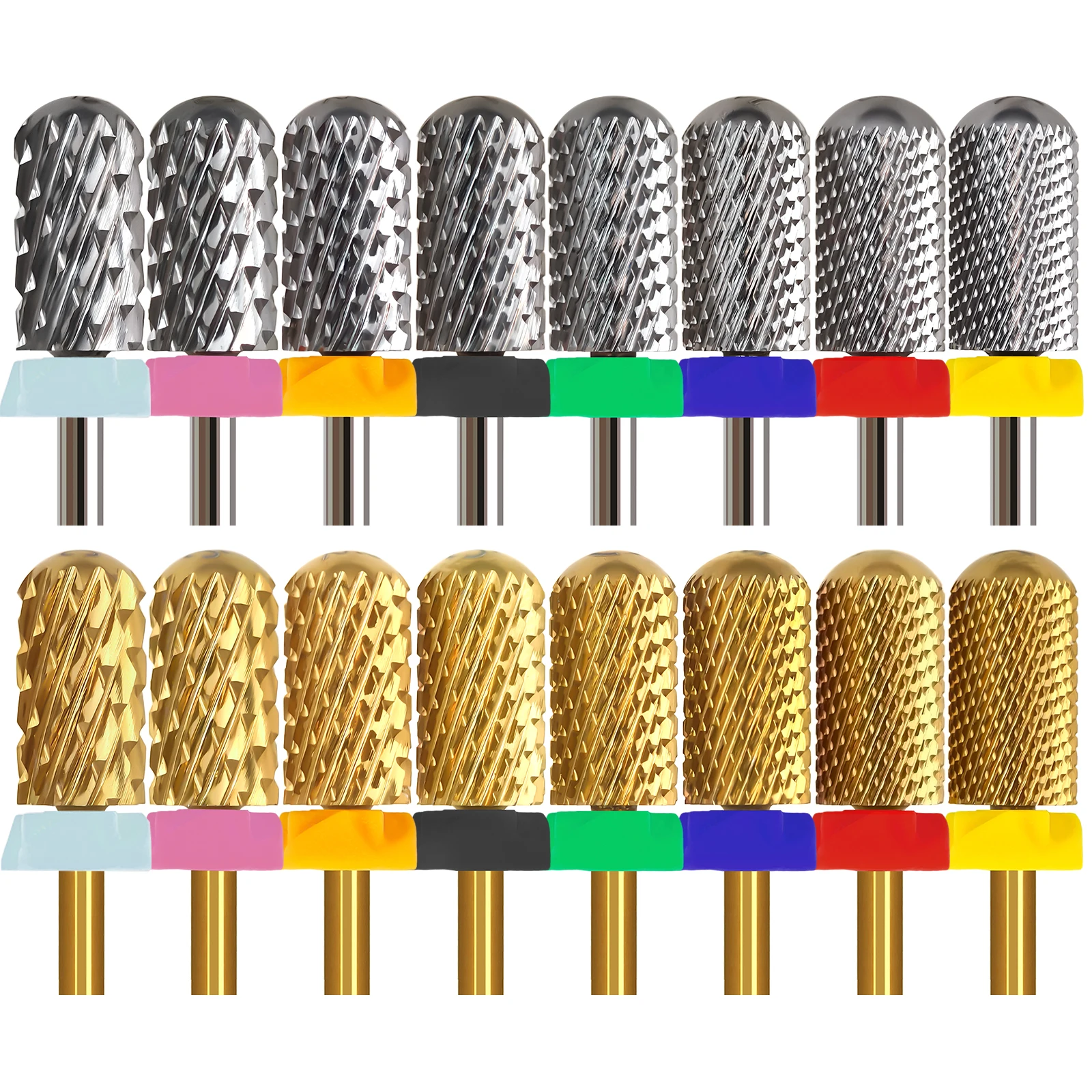 Magibling super corte prego brocas de carboneto profissional para unhas acrílicas duro macio gel polimento remoção ferramentas 3/32''