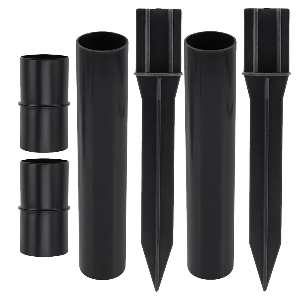

6Pcs Solar Lawn Light Plastic Hollow Rod Stakes Ground Spikes Replacement for Outdoor Garden Pathway Lighting Ground Stakes