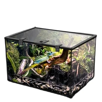 Glass Feeder Cabinet Climbing Pet Room Corn Snake Shamrock Lizards Turtle Amphibians Aquarium Rainforest Aquascape Tank