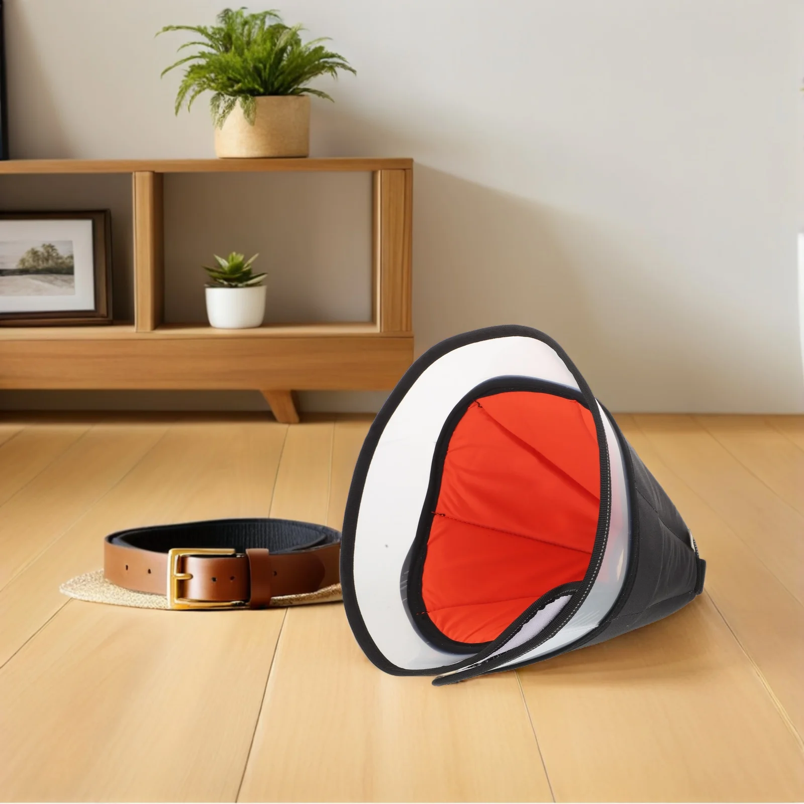 

Pet Elizabethan Waterproof Dog Cone Large Adjustable Post Surgery Recovery Lightweight Comfortable for Cats Dogs Dog