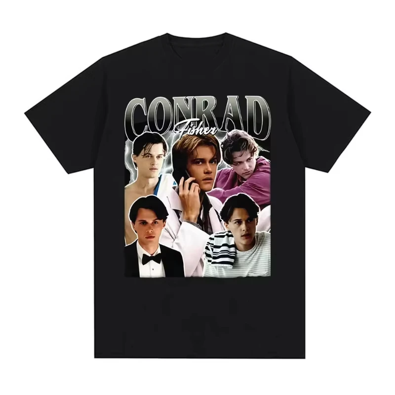 

Пляжная винтажная футболка с рисунком Team Conrad Cousins, модная готическая футболка, повседневные футболки с короткими рукавами