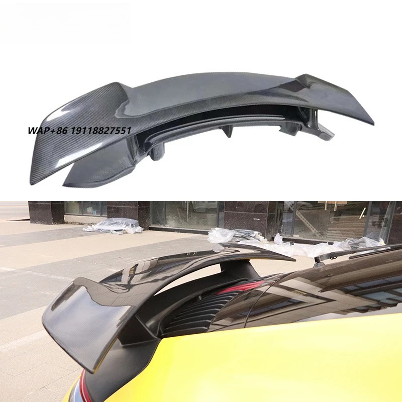 S Style Real Carbon Fiber Fiber Body Kit Rear Spoiler Trunk Wing Spoiler for  911 992 2019-IN