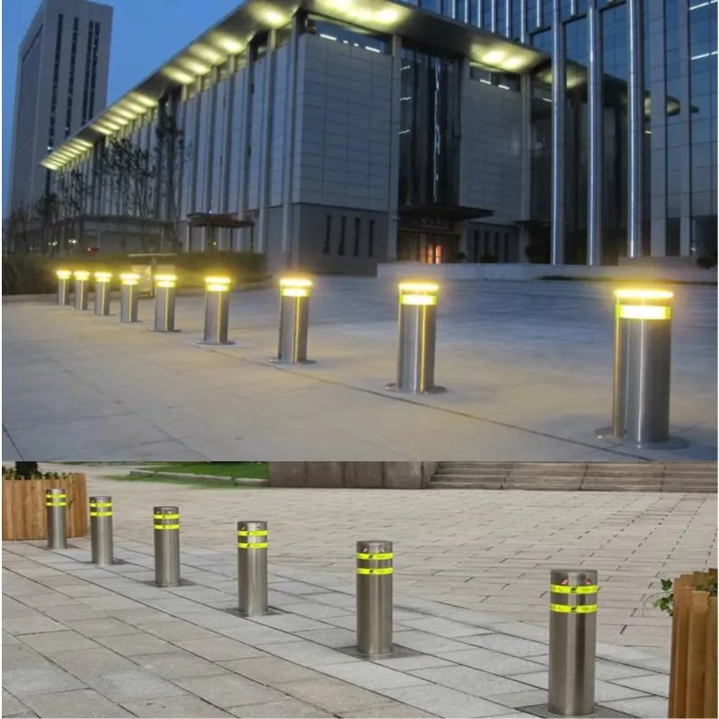 شمعات مواقف السيارات على الطرق الخارجية، تركيب شمعات هيدروليكية أوتوماتيكية تلسكوبية للتحكم عن بعد