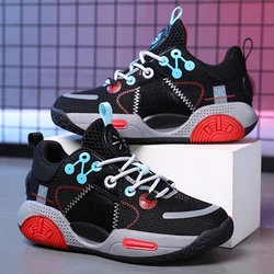 Kid Boys Basketball Shoes Children Sports Shoes High Quality Athletic Sneakers 2022 Running Tennis Children Basketball Shoes Boy