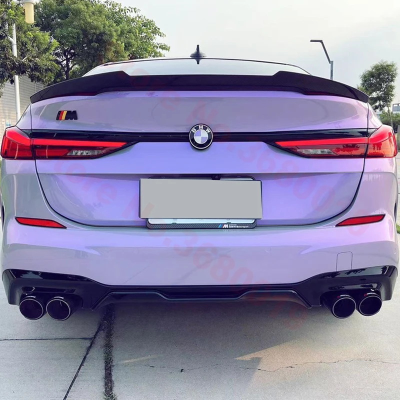 2020 to up For BMW 2 Series 4-door F44 Spoiler 218i 220d M325i PSM Style High quality Spoilers By Glossy Black Carbon Fiber