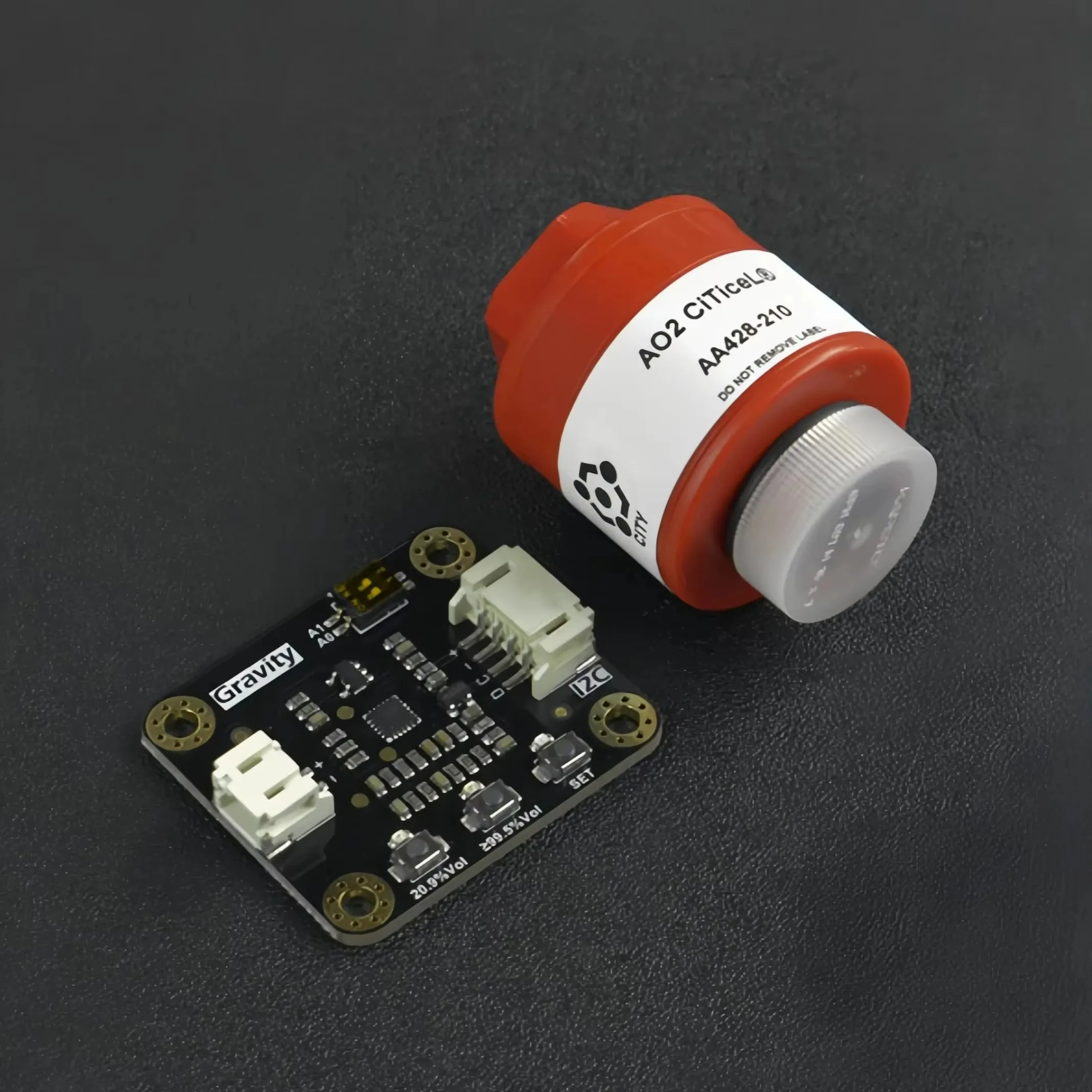 VoFSGravity AO2 Oxygen Sensor 0-100% Vol I2C Electrochemical For Arduino ESP32 Raspberry Pi
