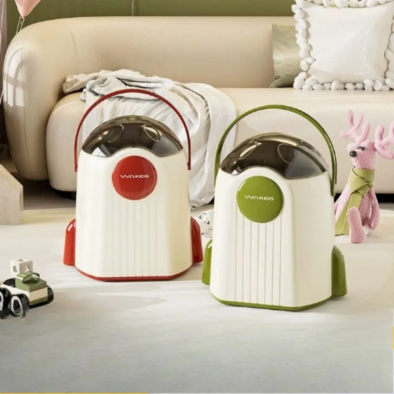 Rocket Shaped Wastebasket Press Spring Lid Trash Can Recycle Bin Home Garbage Cube Food Waste Storage Box Bathroom Accessories