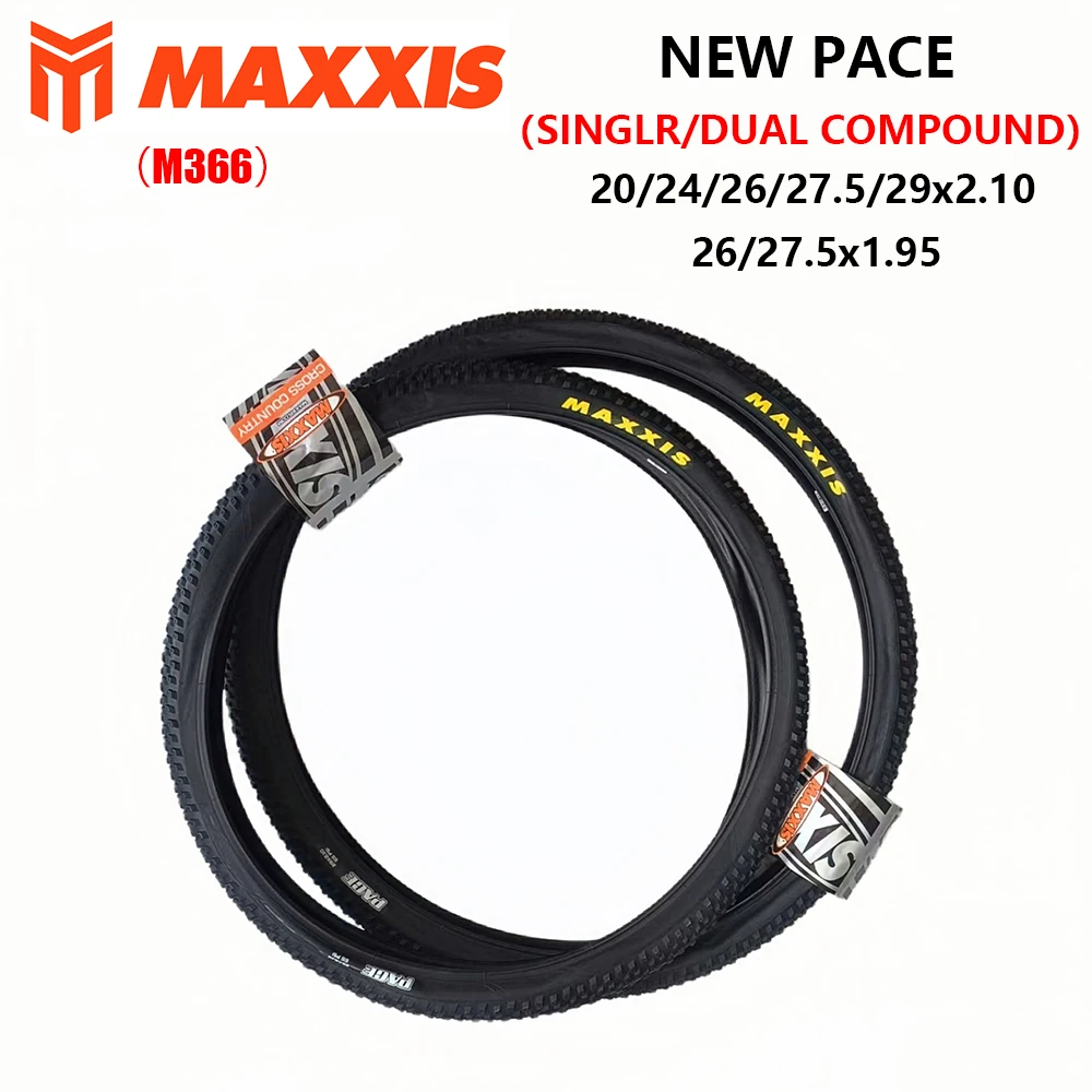 Pneus de bicicleta de montanha MAXXIS New PACE M366 para corrida XC (CROSS COUNTRY) Pneus leves para treino de bicicleta de montanha