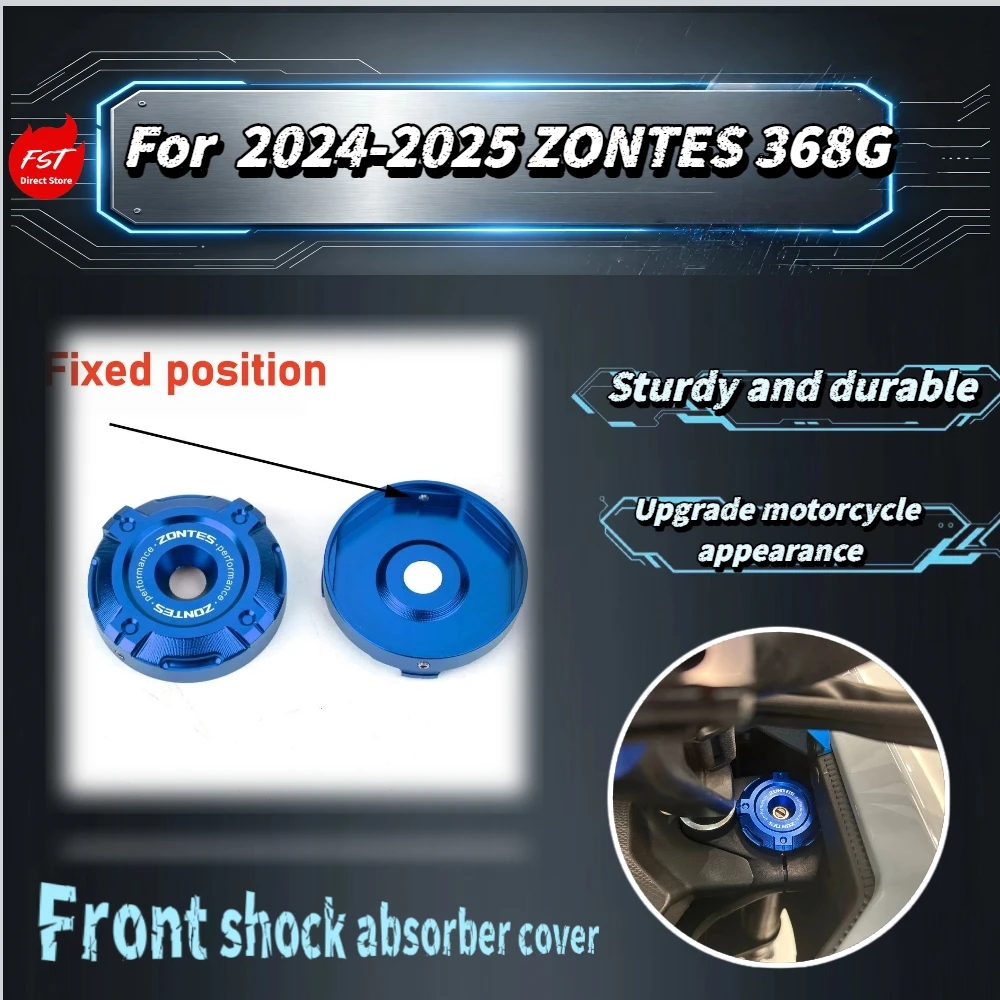 

For ZONTES 368G 2024-2025 Scooter Front Fork Side Cover, CNC Machined Aluminum Fairing, Stylish Refit Accessories