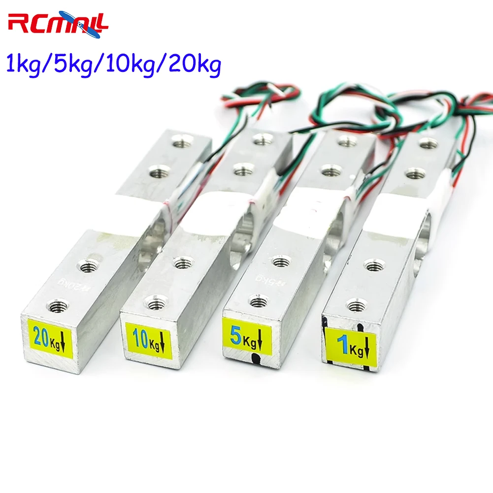 RCmall 10PCS YZC131 Weighing Sensor Load Cell 1KG 5KG 10KG 20KG Portable Electronic Kitchen Scale for Arduino Raspberry Pi