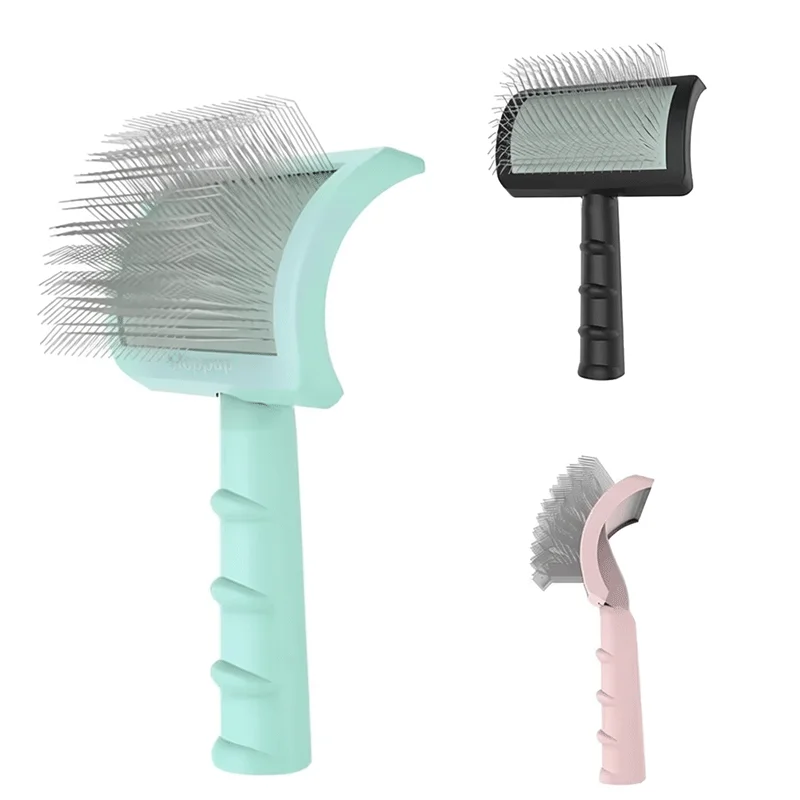

Dog Grooming Comb Shedding Hair Remove Needle Brush Slicker Massage Open Knot Comb Hair Tool Large Dog Pet Supplies Accessories