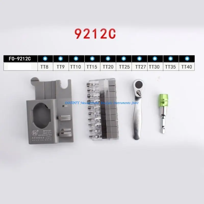 367D Hardware Mini Screwdriver 10 Batch Head Short Handle Positive And Negative Ratchet Wrench Combination Hand Tools