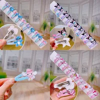 Cute Stitch Bobby Pin Small Hairpin Cartoon Broken Hair Bangs Clip Sanrio Hello Kitty Kuromi Hair Clips  Accesorios for Gifts