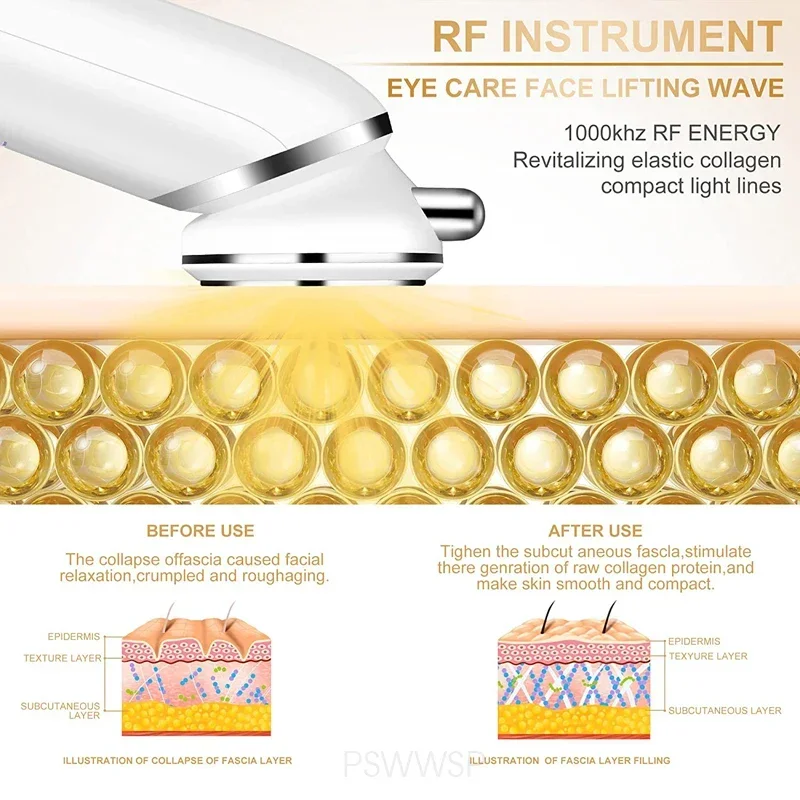 Masajeador Facial, máquina de estiramiento de la piel, dispositivos de belleza EMS antienvejecimiento, eliminación de arrugas, herramientas de masaje para el cuidado de la piel de los ojos