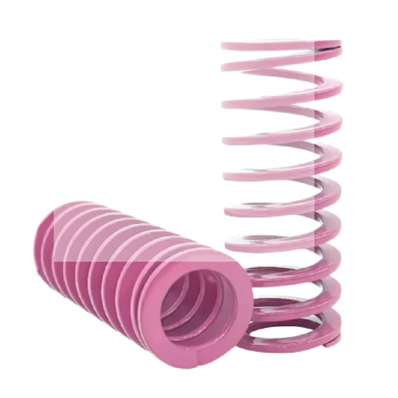 Light Purple T-SWC Alloy Steel Die Spring Stable Load High Toughness Precision Compression Spring For Precision Transmission Med