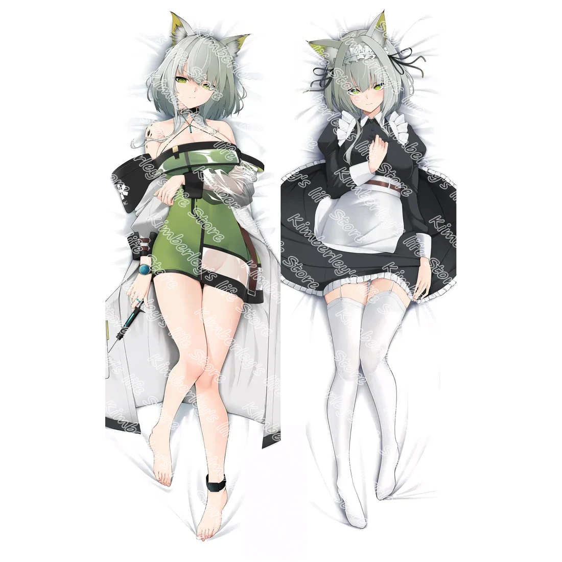 

Anime Arknights Kal'tsit Cute Dakimakura Hing Body Case Japanese Otaku Loli Pillow Cushion Cover Bed Linings