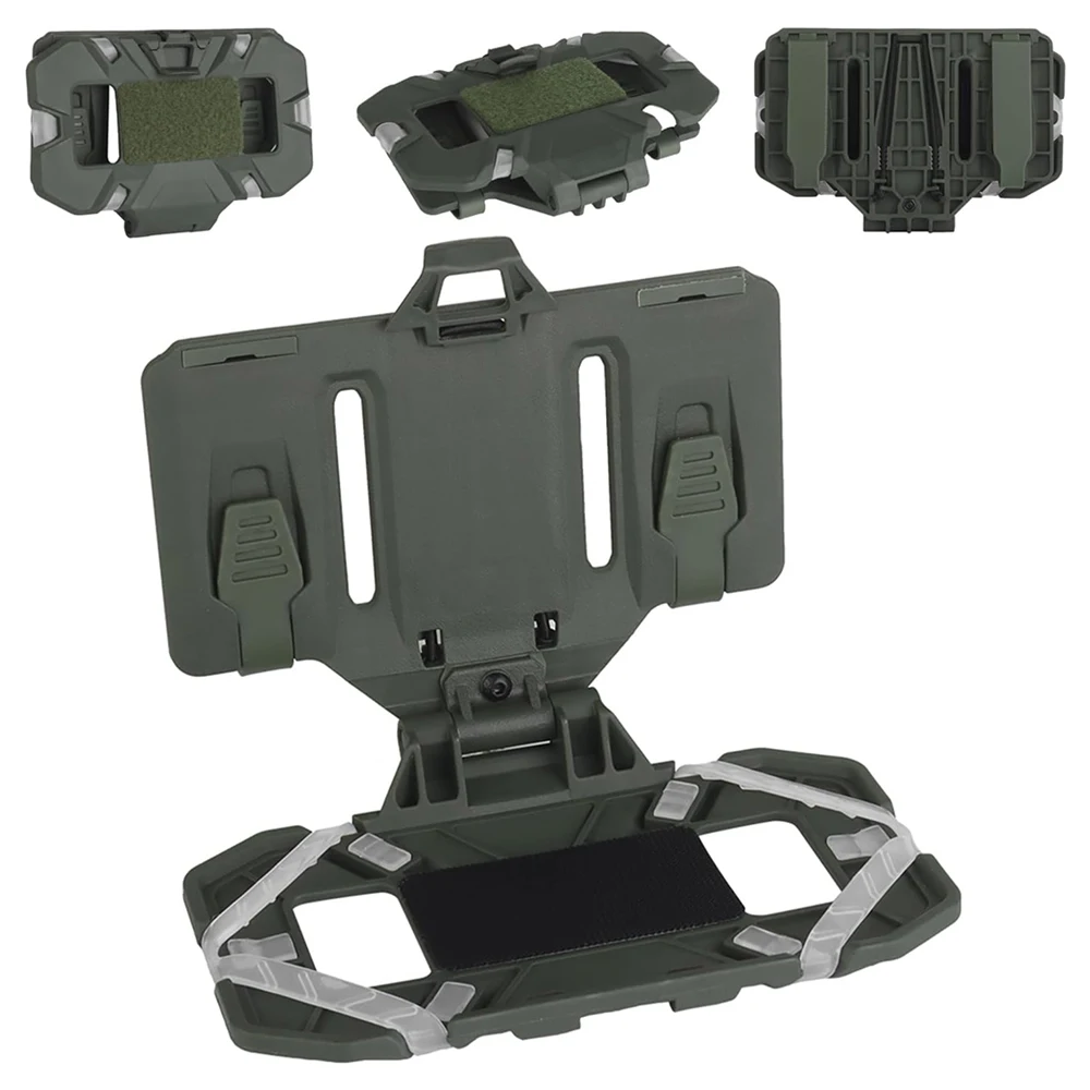 

Safety Tactical MOLLE Phone Holder, Folding Navigation Board, Cellphone Hold Gear, Airsoft Hunting Vest Accessories