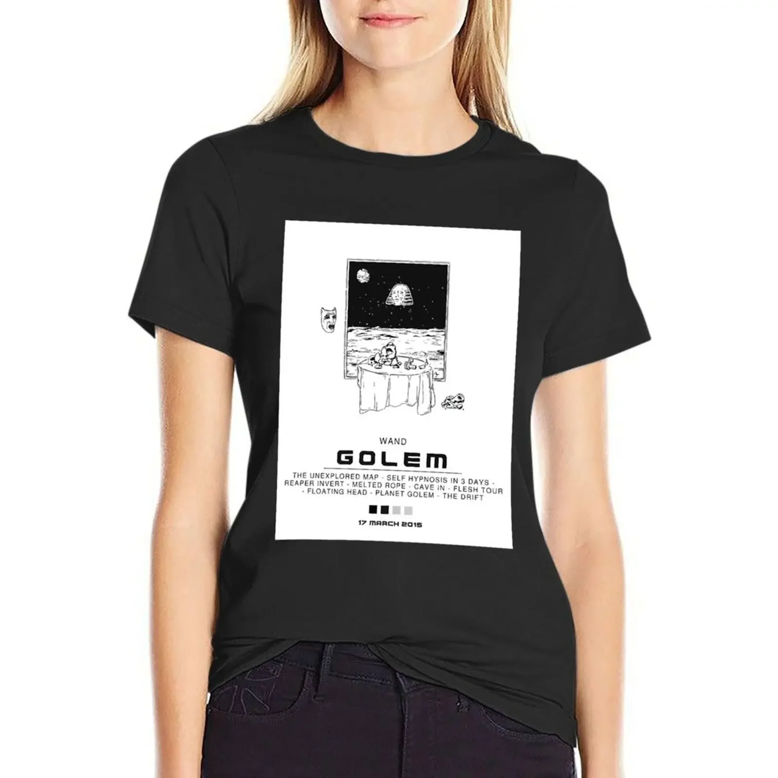 

Creative Cool Music Classic Attractive Wand Golem Cute Gift T-Shirt blanks heavyweights Short sleeve tee clothes for woman