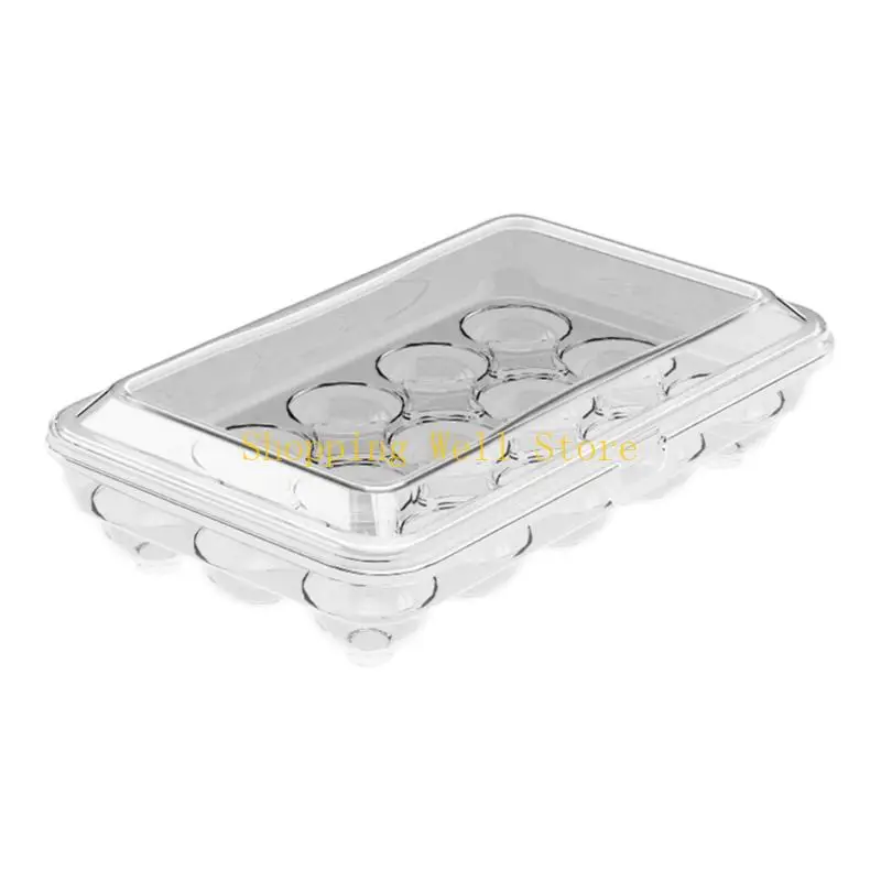 KX4B Eggs Storage Solution with 10/15 Slots Portable For Small Fridge Kitchen Tool