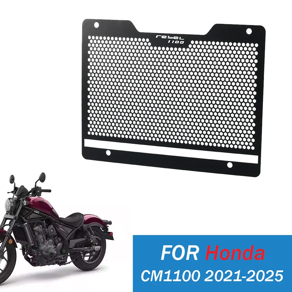 

Motorcycle Radiator Grille Cover Guard Protection Protetor For HONDA Rebel 1100 CM1100 2021-2025 Engine Cooler Accessories ﻿ ﻿