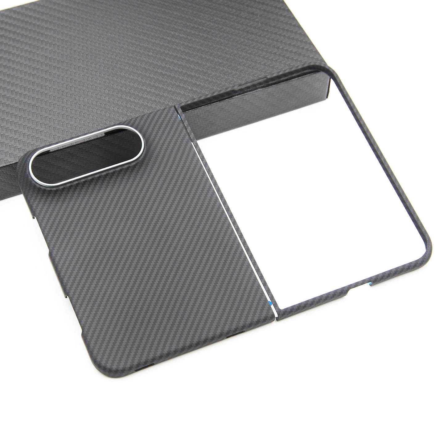 Real Fiber Phone Case Ultra‑Thin Super Light Soft Hand Feeling Protective Phone Shell For iPhone Duo Cover