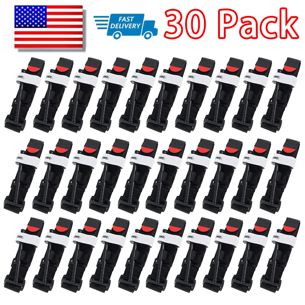 5/10/25/30 قطعة عاصبة الطوارئ في الهواء الطلق المحمولة الإسعافات الأولية سريعة الإصدار البطيء عاصبة CAT المعدات التكتيكية الطبية