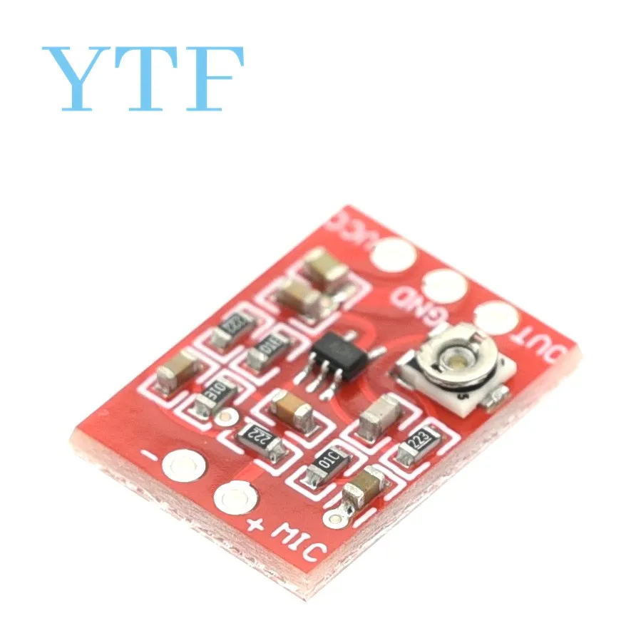 MAX4466 Electret Microfoon Versterker Board Microfoon Versterker Module Gain Verstelbare Pickup Frontstage