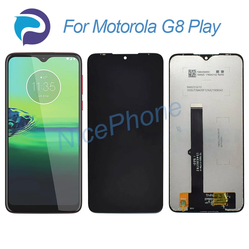 

Для Motorola G8 Play ЖК-дисплей сенсорный экран дигитайзер в сборе Замена 6,2 "XT2015, XT2015-2 G8 Play экран ЖК-дисплей