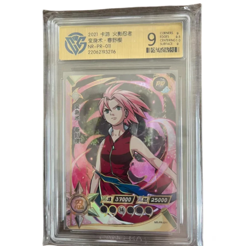 Card game Naruto Sakura PR rating card, NR-PR-011, CCG transformation Haruno Sakura 10-point rating card collection toy gift