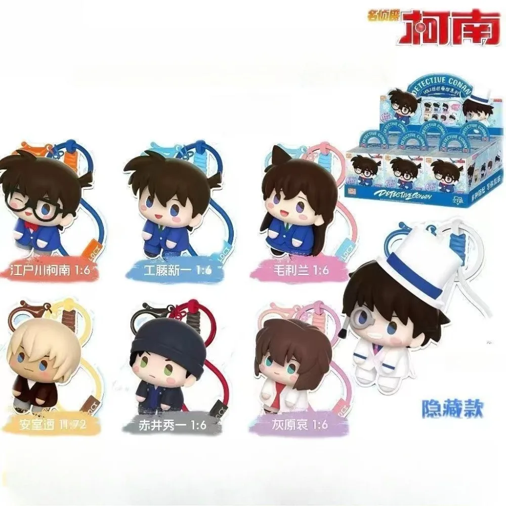 

В наличии оригинальный детектив Конан Ран Мури Кид брелок серии слепая коробка аниме персонаж коллекция кукол милая праздничная игрушка в подарок