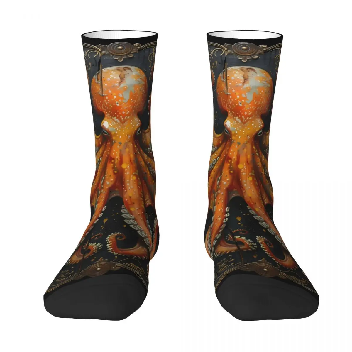 Octopus Socks Printed Men's Stockings Polyester