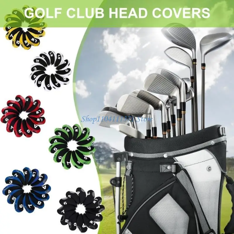 

P9FC Железный головной убор для клюшки для гольфа Защита для клюшки для гольфа Защитная защита для клюшки для гольфа