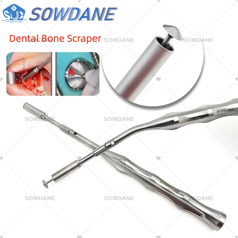 Dental Implant Bone Scraper Dentist Surgical Bone Collector Lab Tooth Cleaning Scaler Umbrella Scraper Tool Instrument