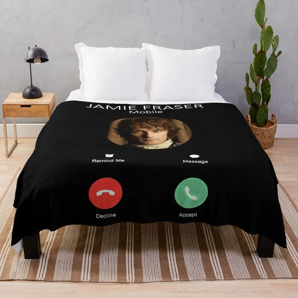 Gifts For Men Jamie Fraser Calling Cute Gift Throw Blanket Loose decorative Bed christmas gifts Blankets