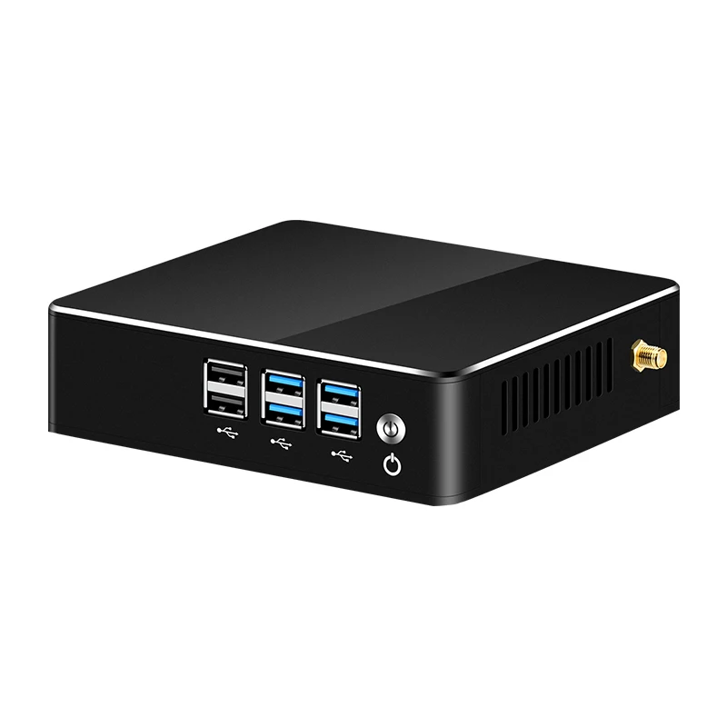 Intel Core I7-5500U I5-4200U Fanless Mini PC Borebone Kit Support Linux Pfsense WiFi Computer with 4xUSB3.0 4xUSB2.0 1xHDMI