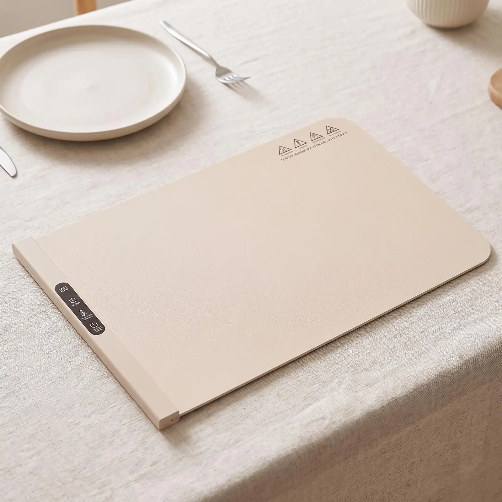 Space-Saving Electric Food Warming Board | Quick Heating Wire Construction, Compact Low-Profile Design, Silicone Warming Mat,
