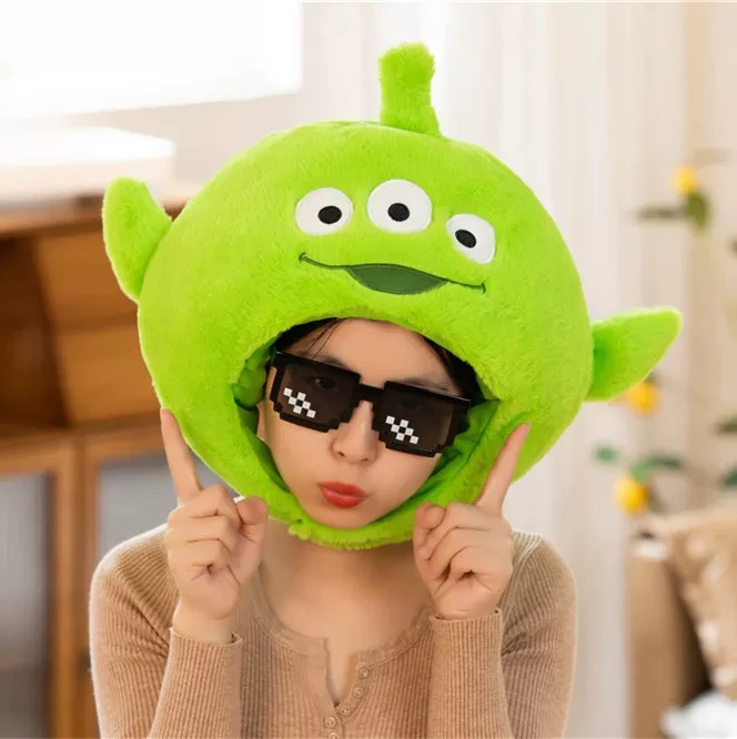 Topi Kepala Alien Disney yang Lucu dan Unik, Alat Peraga Foto, Hadiah Ulang Tahun