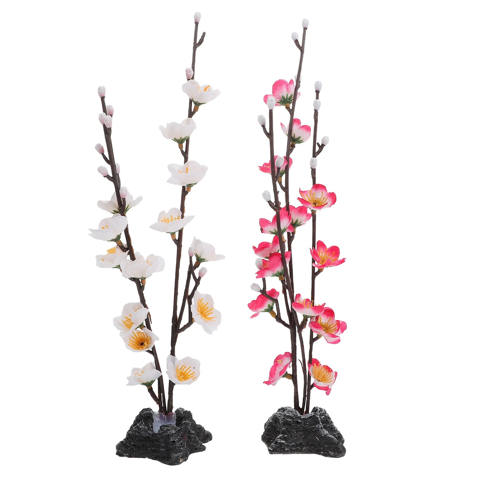 

2pcs Sushi Sashimi Decoration Artificial Cherry Blossom Pink White FlowersJapanese Restaurant Decor Fake Flower Wreath Sashimi