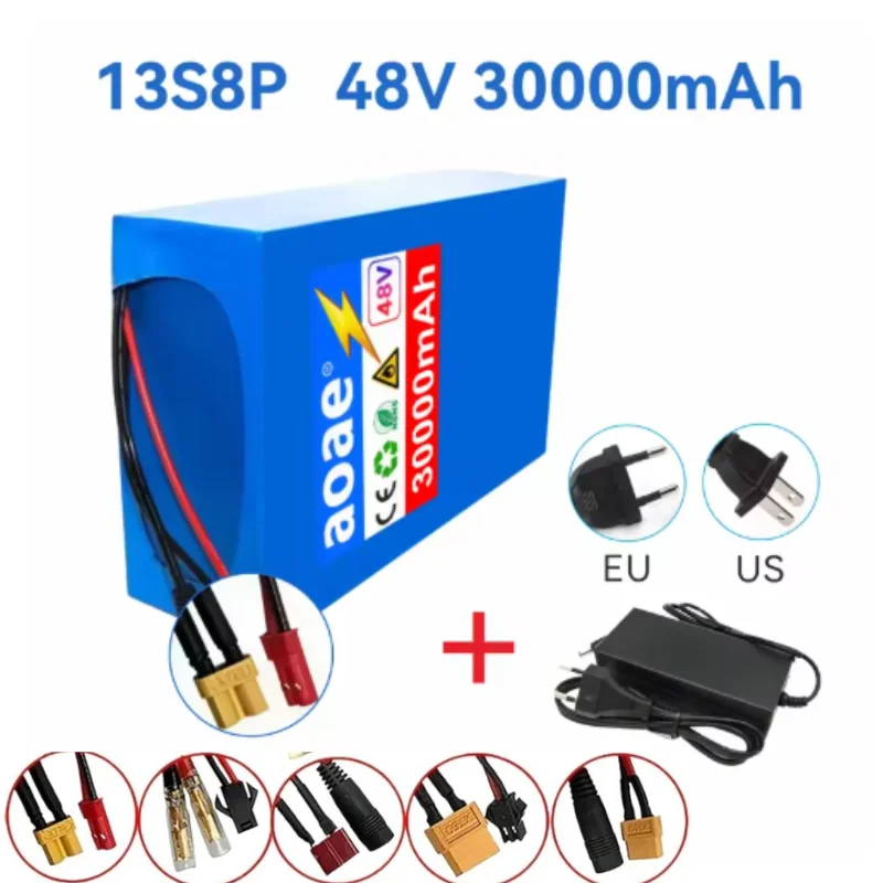 100% New Original 48V 100Ah 13s8p Lithium Battery Pack 48V 2000W Citycoco Motorized Scooter Batteries Built-in Battery Pack.