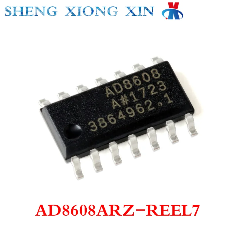 

5pcs/Lot 100% New AD8608ARZ-REEL7 SOP-14 Precision Op Amps AD8608 AD8608ARZ Integrated Circuit